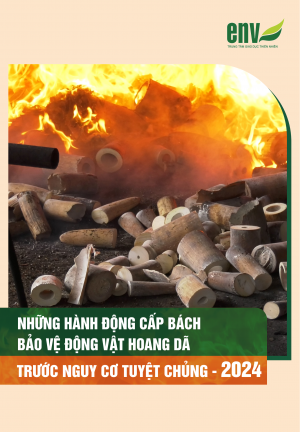 ENV KIẾN NGHỊ NHỮNG HÀNH ĐỘNG CẤP BÁCH BẢO VỆ ĐỘNG VẬT HOANG DÃ TRƯỚC NGUY CƠ TUYỆT CHỦNG 
