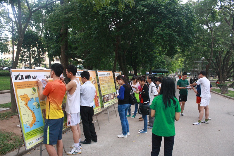  Triển lãm bảo vệ ĐVHD tại hai miền Nam - Bắc