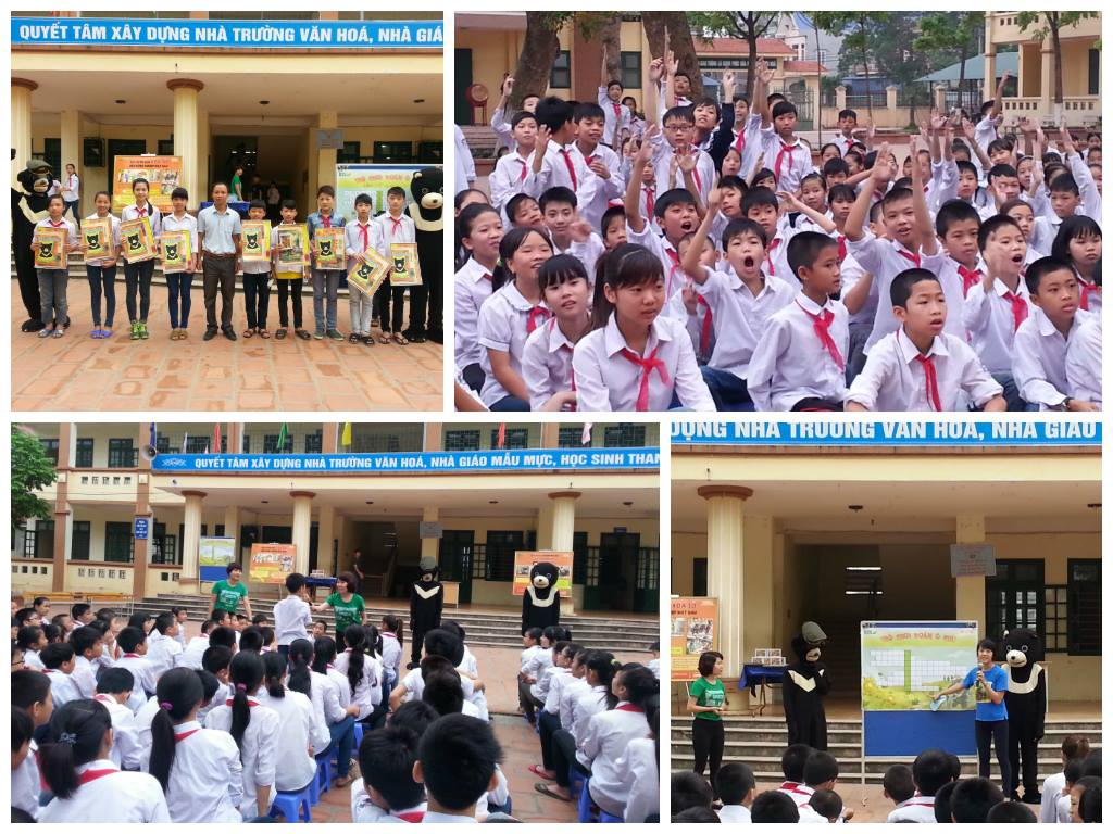  Giờ học ngoại khóa bổ ích và lí thú với chủ đề “Cùng chung tay chấm dứt nạn nuôi nhốt gấu”