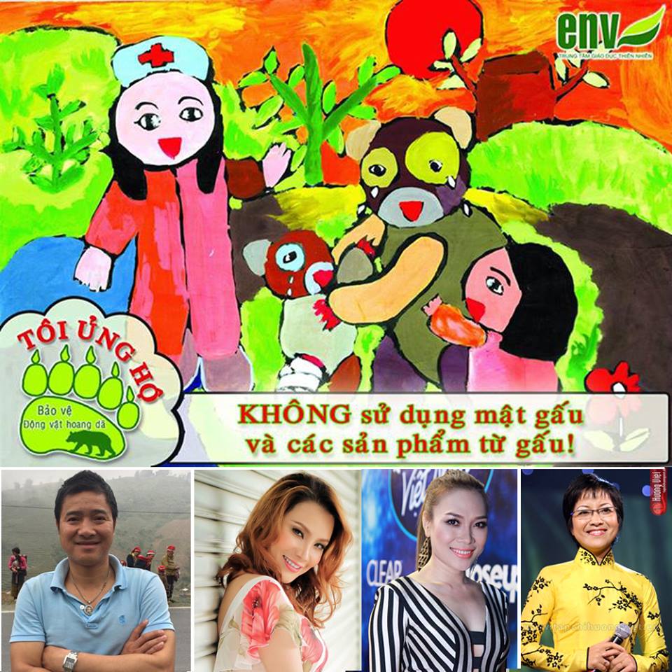  Tôi ủng hộ chấm dứt nạn nuôi nhốt gấu và hi vọng các bạn cũng như vậy!