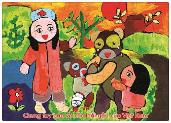  Phát hành bộ xếp hình kêu gọi chấm dứt nuôi nhốt gấu tại các “điểm nóng”