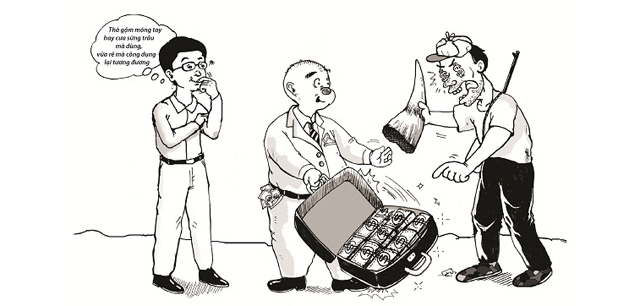 Hãy gặm móng tay của bạn thay vì sử dụng sừng tê giác!