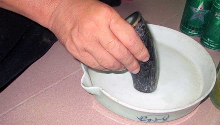Nghèo cũng xài sừng tê giác