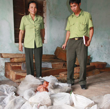  Thu giữ 124 kg động vật hoang dã từ Lào