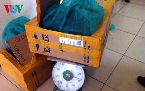  Xe khách hãng Hoàng Long vận chuyển 81 kg rắn hổ mang chúa 